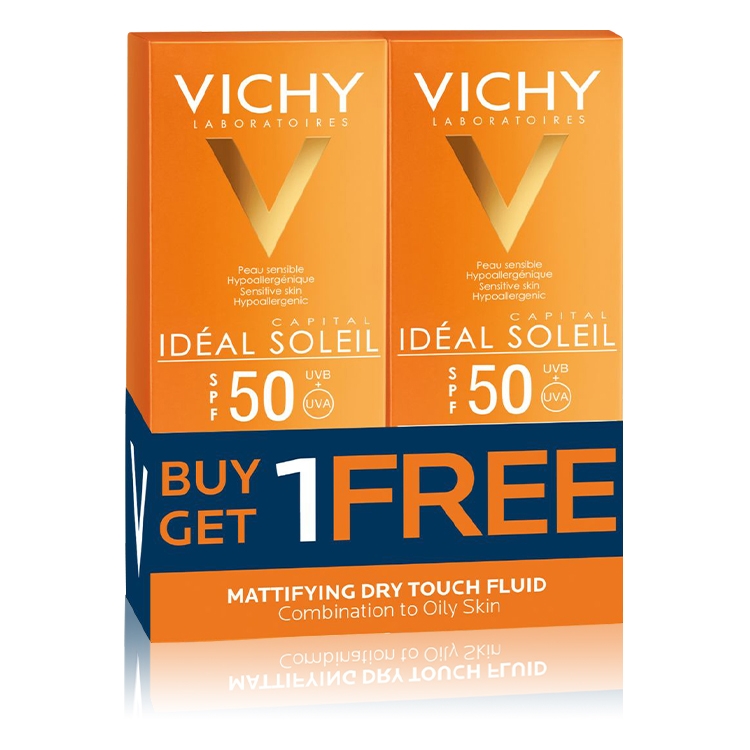 vichy ideal soleil spf 50 dry touch