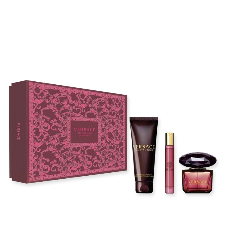 versace crystal noir set