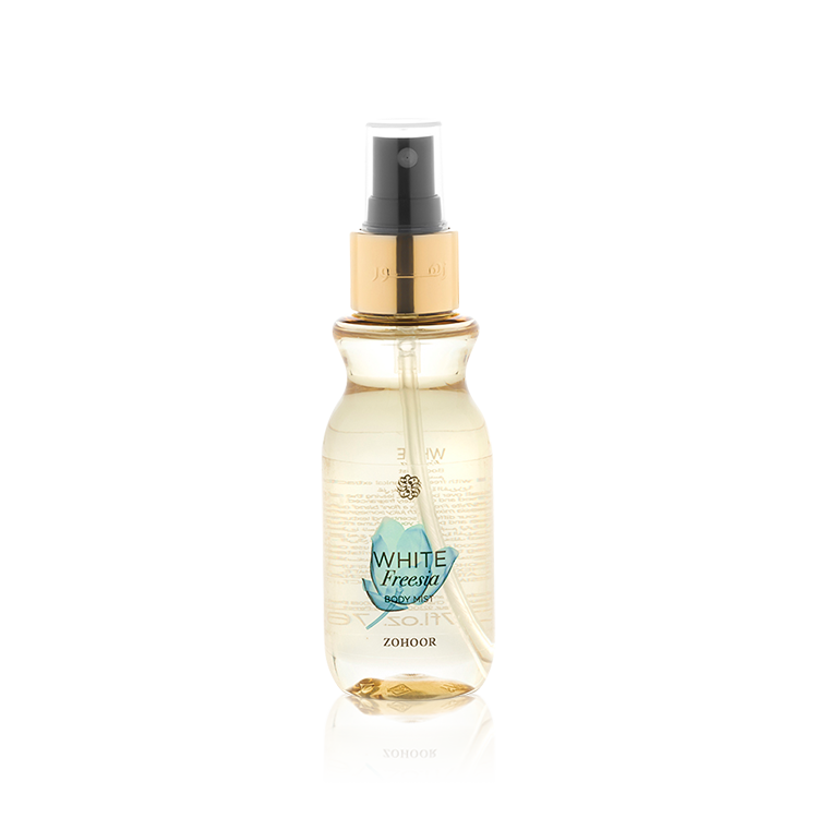 Zohoor white freesia body mist