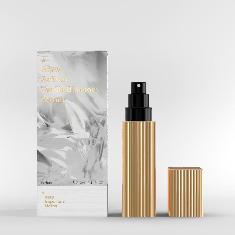 No 1 Parfum - Rose, Saffron, Vanilla Blossom, Woody Notes - + Gold Case
