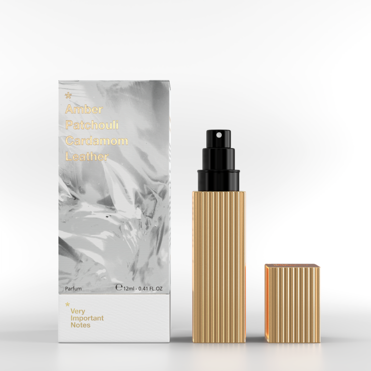 No 3 Parfum - Amber, Patchouli, Cardamom, Leather - + Gold Case
