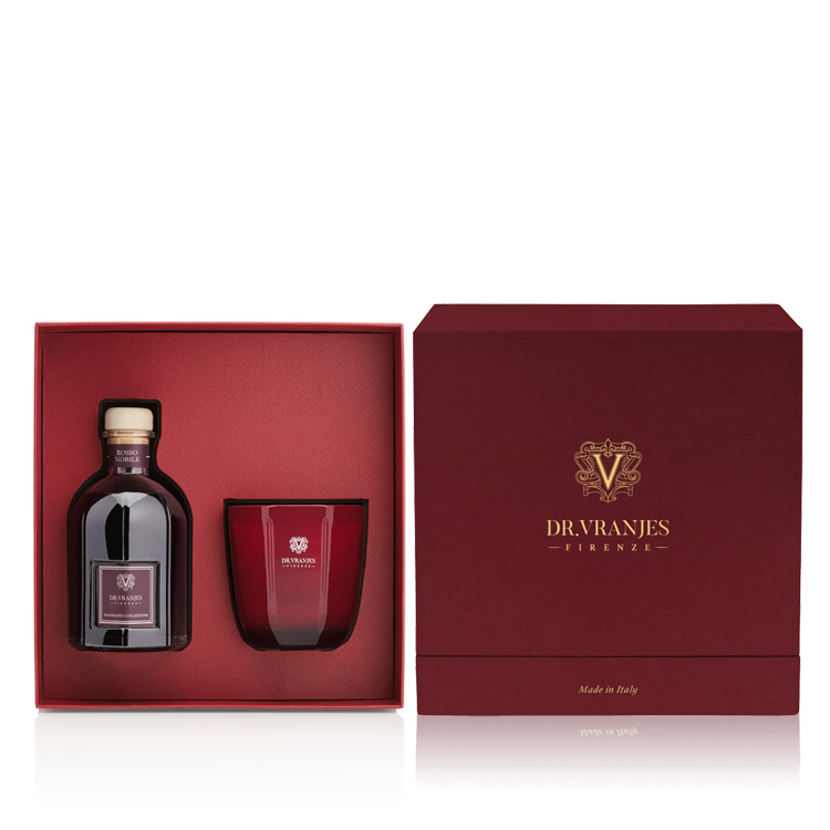 Dr. Vranjes Firenze Rosa Tabacco Gift Set (Diffuser 250 ml +