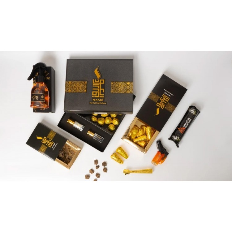 Azraq Al Oud Bakhoor Al Bayt Plus Set - 9 Pcs