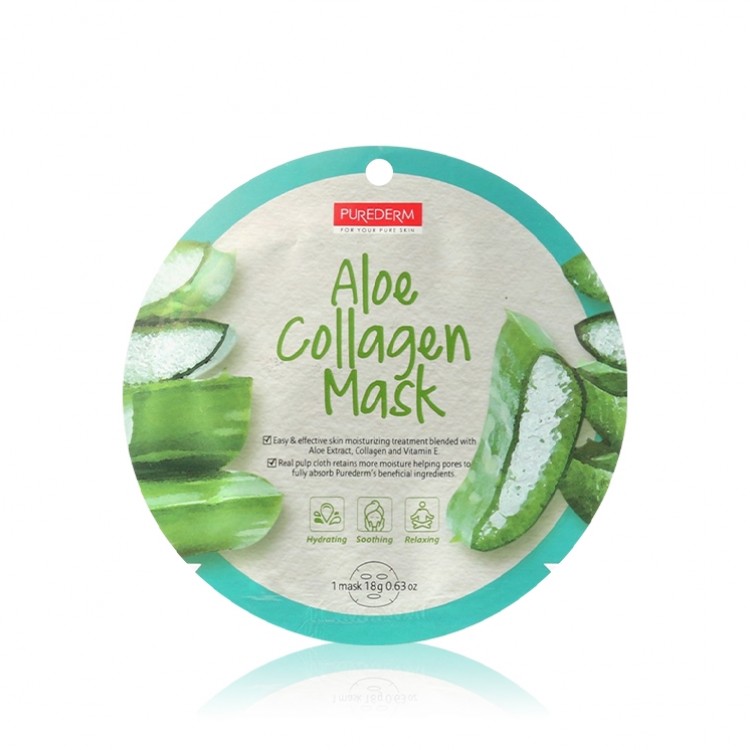 Purederm Aloe Vera Collagen Mask 18 g
