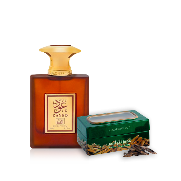 Al Dakheel Oud Oud Set - 2 Pcs
