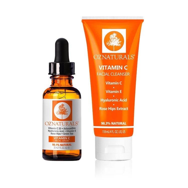 مجموعة فيتامين سي للعناية بالوجه