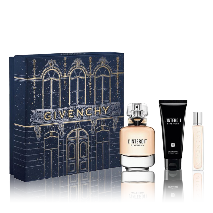 Givenchy L'Interdit Gift Set - (EDP 80 ml + Body Milk 75 ml