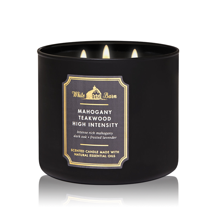 Bath & Body Works Mahogany Teakwood High Intensity Scented Candle 411 gm